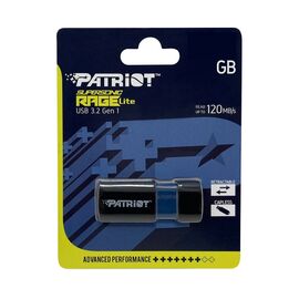 Patriot Memory Supersonic Rage Lite USB flash drive 32 GB USB Type-A 3.2 Gen 1 (3.1 Gen 1) Black, Blue - USB Sticks - Peripherals - Techbox