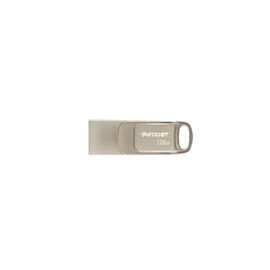 Patriot Memory Tab T560 128GB USB flash drive Dual USB 120MB/s (PS128GT560DS5D) Silver - USB Sticks - Peripherals - Techbox
