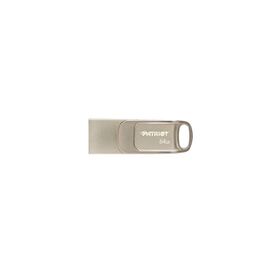 Patriot Memory Tab T560 64GB USB flash drive Dual USB 120MB/s (PS64GT560DS5D) Silver - USB Sticks - Peripherals - Techbox