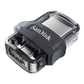 Sandisk Ultra Dual m3.0 USB flash drive 128 GB USB Type-A / Micro-USB 3.2 Gen 1 (3.1 Gen 1) Black,Silver,Transparent - USB Sticks - Peripherals - Techbox