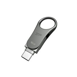 Silicon Power Mobile C80 USB flash drive 16 GB USB Type-A / USB Type-C 3.0 (3.1 Gen 1) Titanium | Techbox