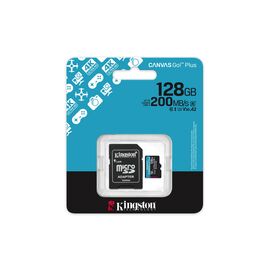 Kingston Technology 128GB microSDXC Canvas Go Plus Gen4 200MB/s A2 U3 V30 Card + Adapter | Techbox
