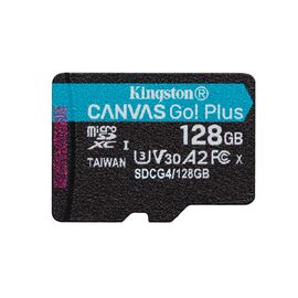 Kingston Technology 128GB microSDXC Canvas Go Plus Gen4 200MB/s A2 U3 V30 Card + Adapter | Techbox