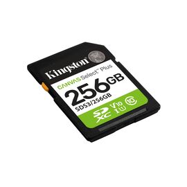 Kingston Technology 256GB SDXC Canvas Select Plus Gen3 150MB/s C10 UHS-I U1 V10 | Techbox
