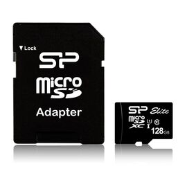 Silicon Power Elite memory card 128 GB MicroSDXC Class 10 UHS-I - Memory Cards - Smartphones - Techbox
