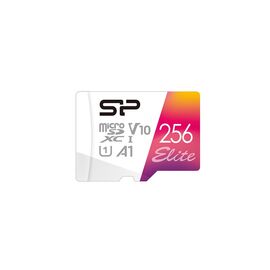 Silicon Power Elite 256 GB MicroSDXC UHS-I Class 10 - Memory Cards - Smartphones - Techbox