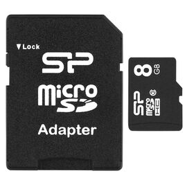 Silicon Power SP008GBSTH010V10SP memory card 8 GB MicroSDHC Class 10 | Techbox