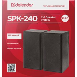Defender SPK-240 loudspeaker Black Wired 6 W | Techbox