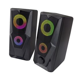 Esperanza EGS103 Speakers 2.0 LED Black 6W | Techbox