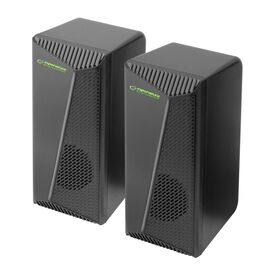 Esperanza EGS106 Speakers 2.0 LED Black 6W | Techbox
