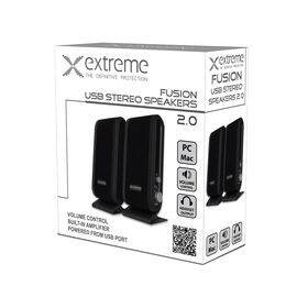Extreme XP102 Speakers 2.0 channels 4 W Black - Speakers - Speakers & Headphones - Techbox