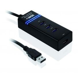 iBox IUH3FB interface hub 5000 Mbit/s Black - USB Hubs & Card Readers - Peripherals - Techbox