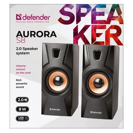 SPEAKERS DEFENDER AURORA S8 2.0 8W USB | Techbox
