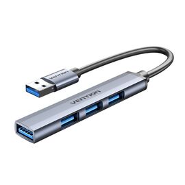 Vention USB 3.0 to USB 3.0/USB 2.0*3 Mini Hub 0.15M Gray Metal Type | Techbox