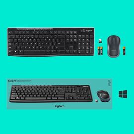 Logitech 920-004508 keyboard Mouse included Home RF Wireless QWERTY US International Black, Silver | Techbox