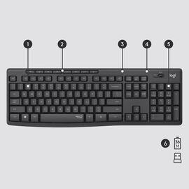 Logitech MK295 Silent Wireless Combo | Techbox