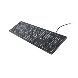 Natec Herring Glow US Keyboard with white backlight - Keyboards - Keyboards & Mice - Techbox