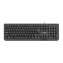 NATEC KEYBOARD TROUT SLIM USB, US LAYOUT, BLACK - Keyboards - Keyboards & Mice - Techbox