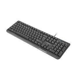 NATEC KEYBOARD TROUT SLIM USB, US LAYOUT, BLACK - Keyboards - Keyboards & Mice - Techbox