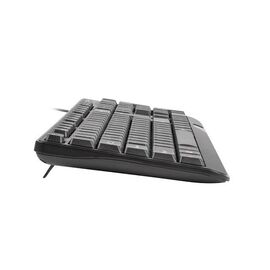 NATEC KEYBOARD TROUT SLIM USB, US LAYOUT, BLACK - Keyboards - Keyboards & Mice - Techbox