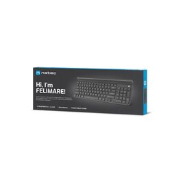 NATEC WIRELESS KEYBOARD FELIMARE US SLIM - Keyboards - Keyboards & Mice - Techbox