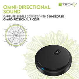 Techly ICC SH-22 microphone Black Conference microphone - Microphones - Speakers & Headphones - Techbox