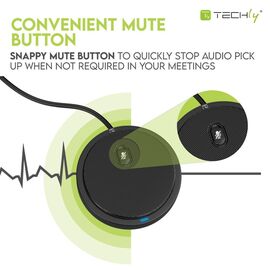 Techly ICC SH-22 microphone Black Conference microphone - Microphones - Speakers & Headphones - Techbox