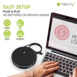 Techly ICC SH-22 microphone Black Conference microphone - Microphones - Speakers & Headphones - Techbox
