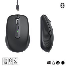 Logitech MX Anywhere 3S mouse Office Right-hand RF Wireless + Bluetooth Laser 8000 DPI | Techbox
