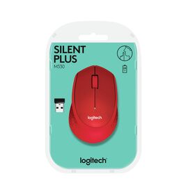Mouse Logitech M330 Silent Plus Red | Techbox
