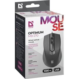 Defender Optimum MB-270 mouse Office Right-hand USB Type-A Optical 1000 DPI | Techbox