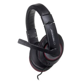 Esperanza EH118 headphones/headset Head-band Black, Red - Headsets - Speakers & Headphones - Techbox