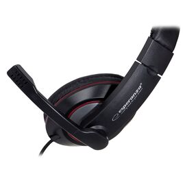 Esperanza EH118 headphones/headset Head-band Black, Red - Headsets - Speakers & Headphones - Techbox