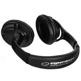 Esperanza EH163K Headphones with microphone Headband Black - Headsets - Speakers & Headphones - Techbox