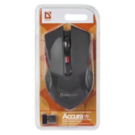 MOUSE DEFENDER ACCURA MM-275 RF BLACK & RED OPTICAL 1600DPI 6P | Techbox
