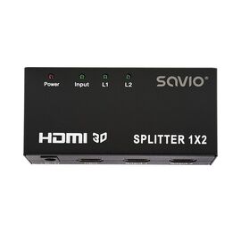 Savio CL-42 video splitter HDMI 2x HDMI | Techbox