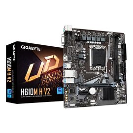 GIGABYTE H610M H V2 Motherboard - Supports Intel Core 14th CPUs, 4+1+1 Hybrid Digital VRM, up to 5600MHz DDR5, 1xPCIe 3.0 M.2, GbE LAN, USB 3.2 Gen 1 | Techbox