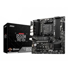 MSI B550M PRO-VDH AMD B550 Socket AM4  micro ATX - Motherboards - Laptops & PC Builds - Techbox