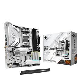 Asrock B850M Steel Legend WiFi AMD B850 Socket AM5 micro ATX | Techbox
