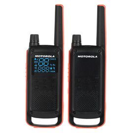 Motorola T82 Twin Pack two-way radio 16 channels Black,Orange | Techbox