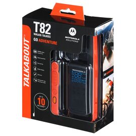 Motorola T82 Twin Pack two-way radio 16 channels Black,Orange | Techbox