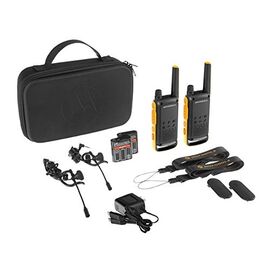 Motorola Talkabout T82 Extreme Twin Pack two-way radio 16 channels Black, Orange | Techbox