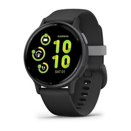 Garmin Vivoactive 5 3.05 cm (1.2") AMOLED Digital 390 x 390 pixels Touchscreen Black Wi-Fi GPS (satellite) - Smartwatches - Smartwatches & Accessories - Techbox