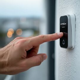 GreenBlue GB157 B Kinetic Battery-free Wireless Dorr Bell, Melodies, Black, Range up to 200m, IP44 | Techbox