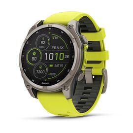 Garmin fenix 8 3.3 cm (1.3") 47 mm Digital 260 x 260 pixels Touchscreen Titanium Wi-Fi GPS (satellite) | Techbox