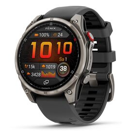 Garmin fēnix 8 Pro 3.56 cm (1.4") AMOLED 47 mm Digital 454 x 454 pixels Touchscreen Graphite, Titanium Wi-Fi GPS (satellite) | Techbox