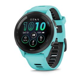 Garmin Forerunner 265 3.3 cm (1.3") AMOLED 46 mm Digital 416 x 416 pixels Touchscreen Black, Blue Wi-Fi GPS (satellite) | Techbox