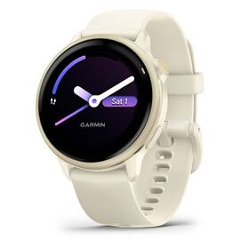 Garmin vívoactive 6 3.05 cm (1.2") AMOLED 42 mm Digital 390 x 390 pixels Touchscreen White Wi-Fi GPS (satellite) - Smartwatches - Smartwatches & Accessories - Techbox