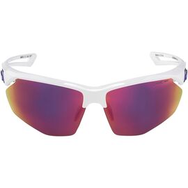 ALPINA Cycling Glasses NYLOS HR White‑Purple Purple Mirror Lens Cat.3 | Techbox