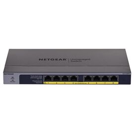 NETGEAR GS108PP Unmanaged Gigabit Ethernet (10/100/1000) Power over Ethernet (PoE) Black | Techbox